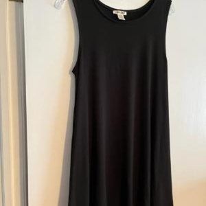 Capella Apparel Black Scoop Neck Swing Dress, Size Small, Excellent Condition